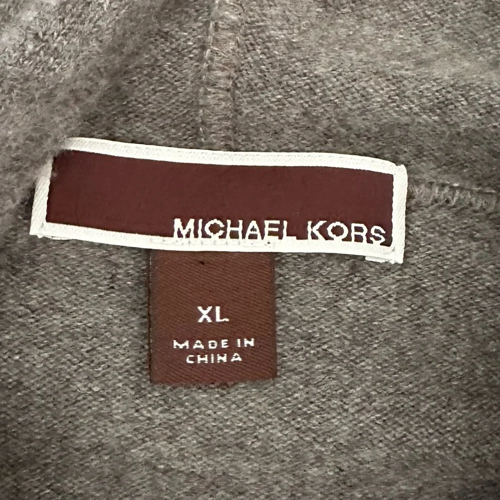 Mens Michael Kors Cashmere Zip Hooded Sweater